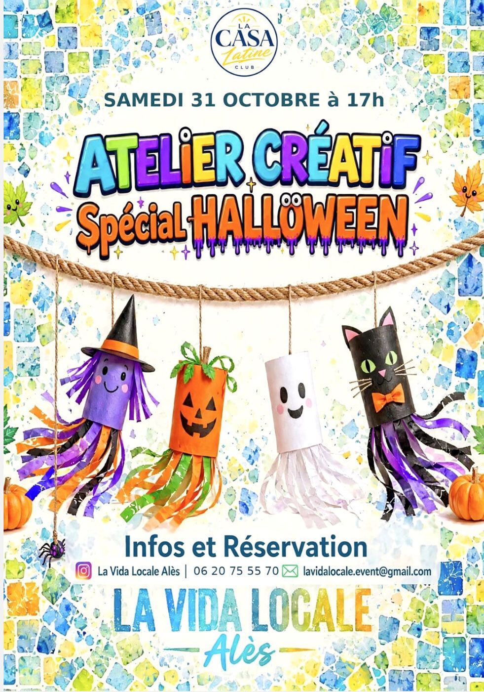 Atelier créatif Enfants Spécial Halloween