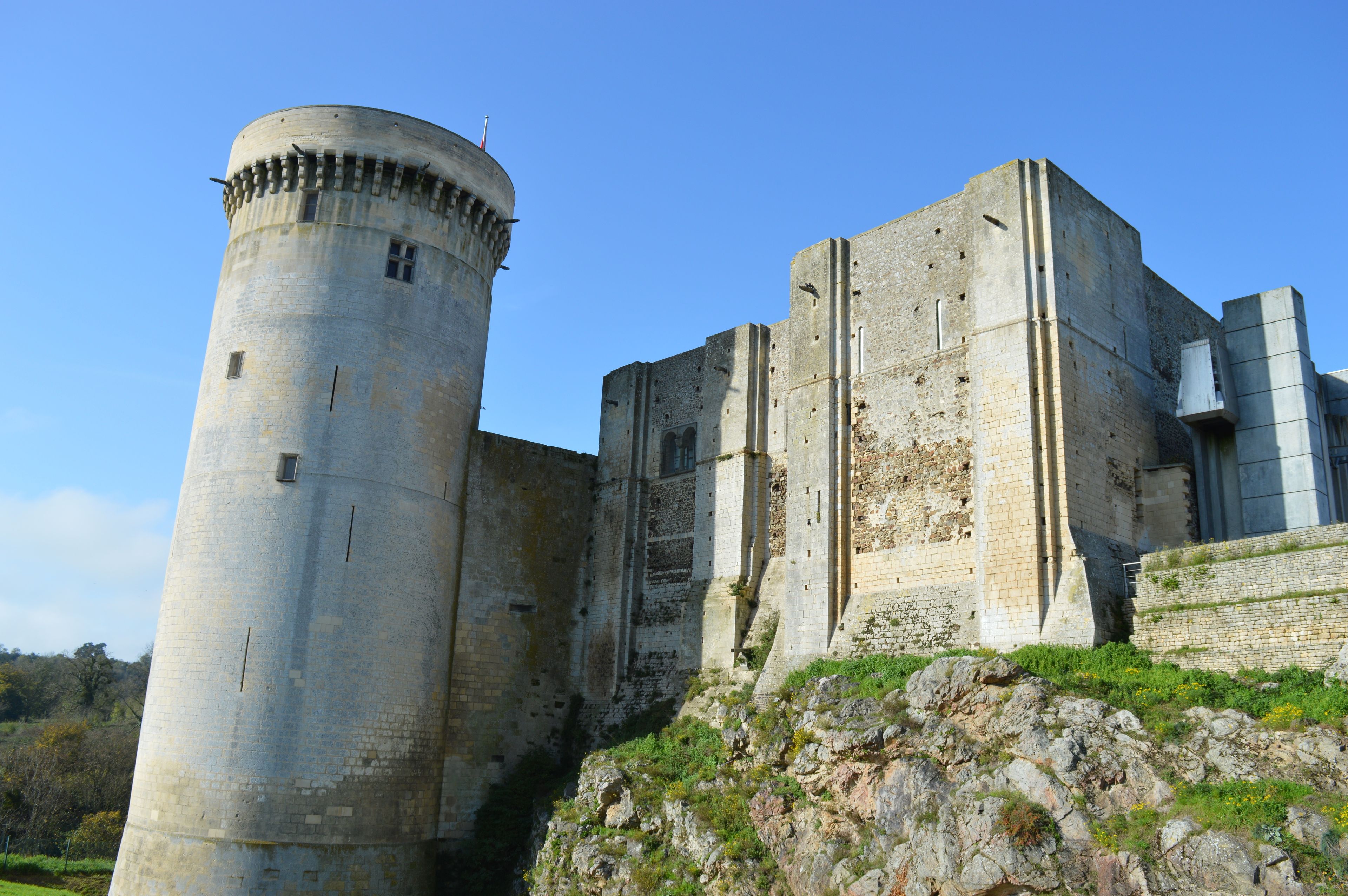 Démonstration : des invités spéciaux dans la basse-cour du château