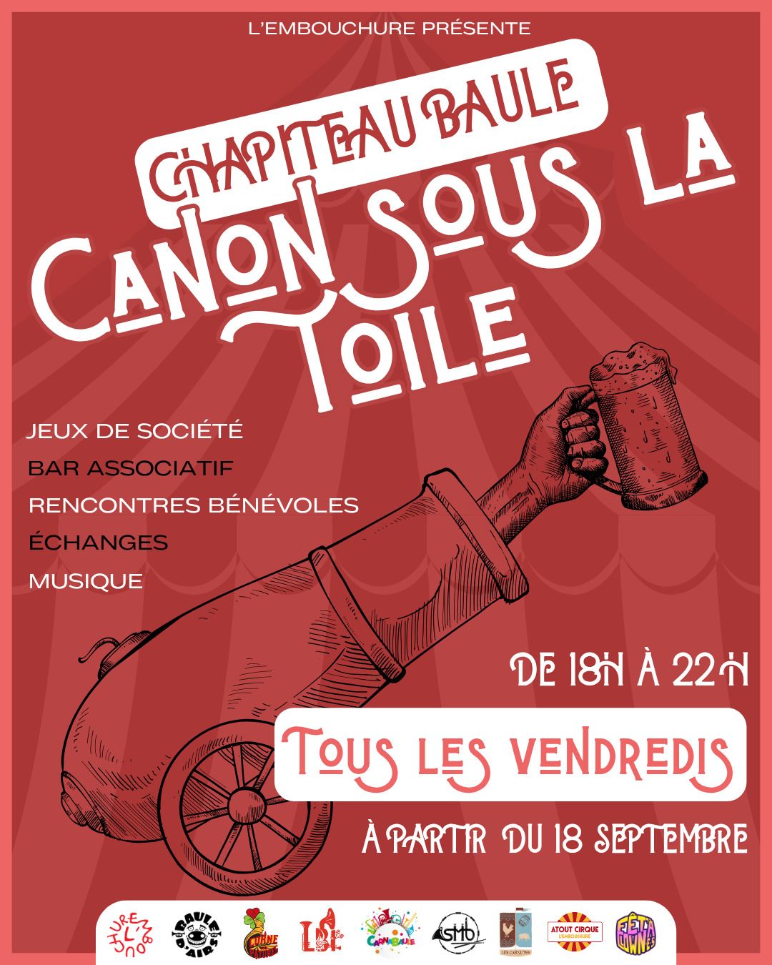 Canon sous la Toile
