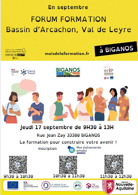Vous souhaitez vous former sur le territoire ? Venez rencontrer les organismes de formation et les acteurs de l'emploi et de la formation.
