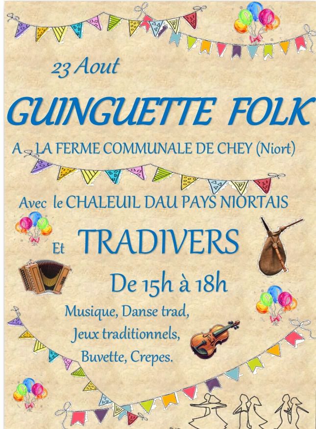 Affiche — Guinguette folk