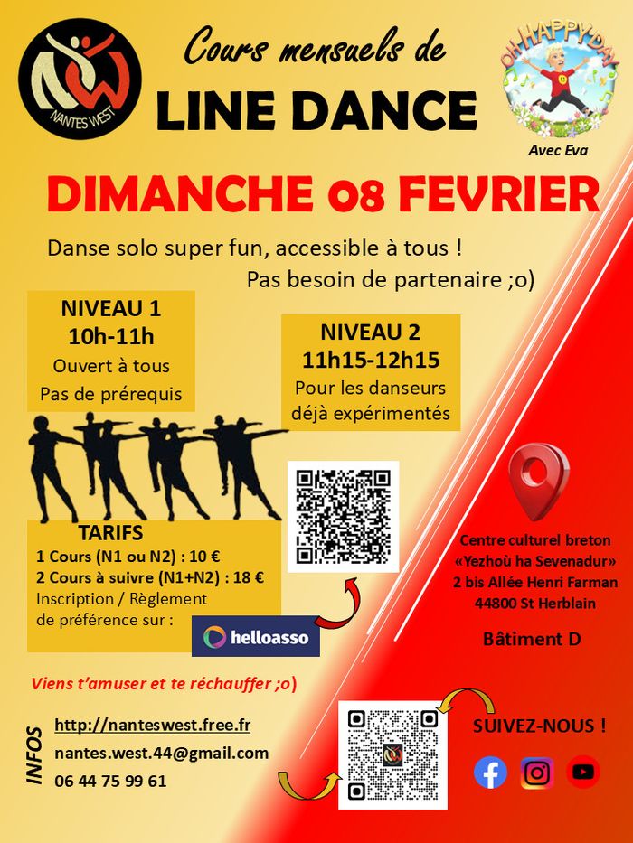 Deux cours de Line Dance