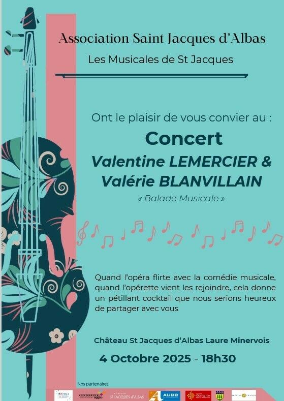 Concert de Valentine Lemercier & Valérie Blanvillain