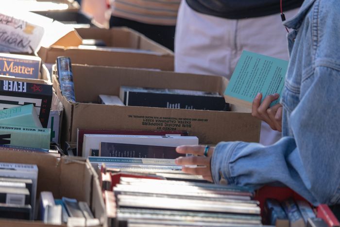 Marché de bouquinistes - La Médiathèque met les Voiles