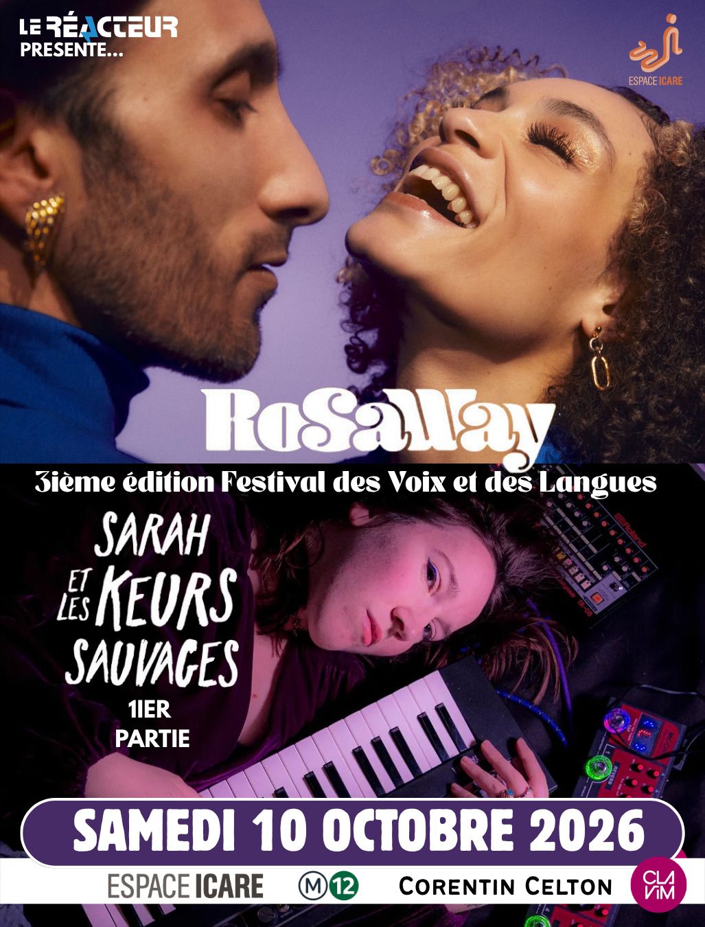 ROSAWAY + SARAH ET LES KEURS SAUVAGES