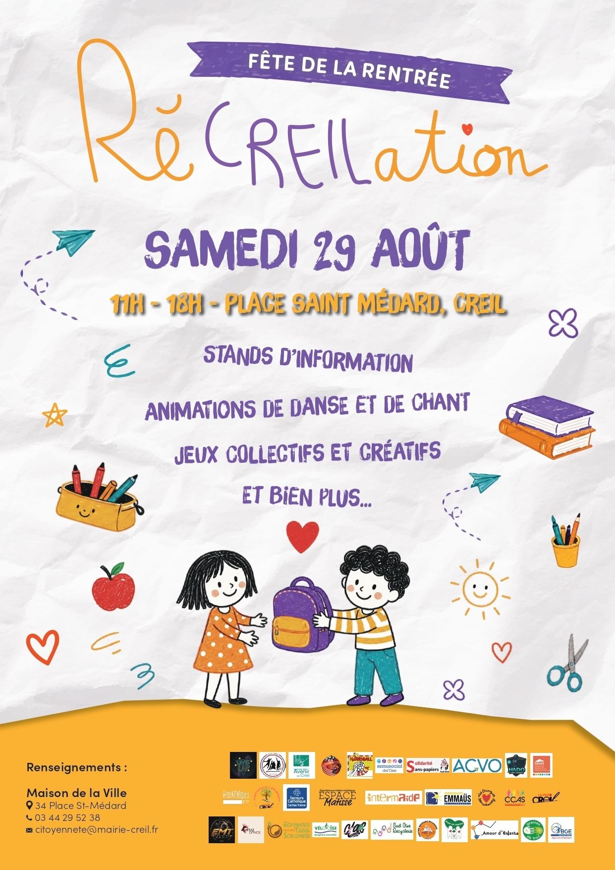 Fête de la rentrée "RéCreilAction" à Creil