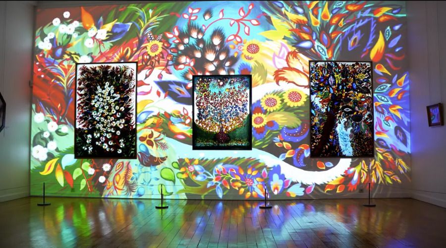 Videomapping : "Dans les mains de Séraphine"