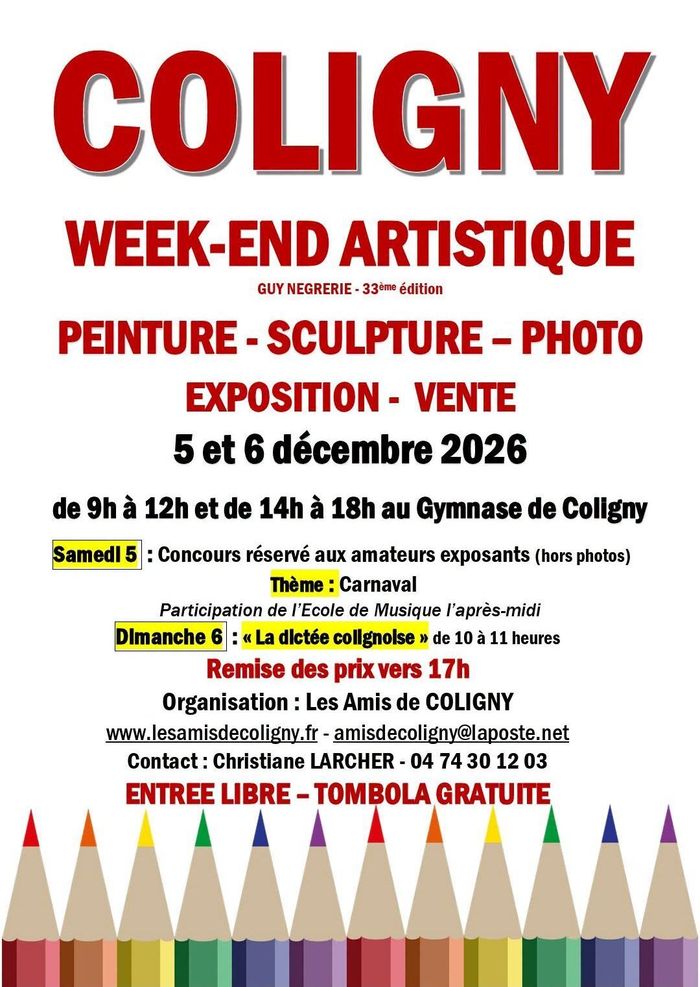 WE artistique - Guy Négrerie 33e édition — Coligny