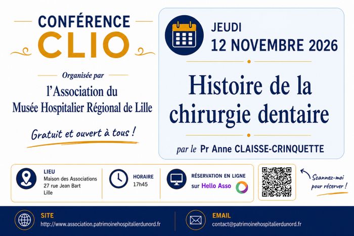 Conférence CLIO : Histoire de la chirurgie dentaire
