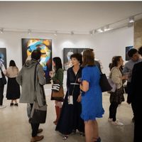 Vernissage de l'Expo peinture Véronique Cailleretz