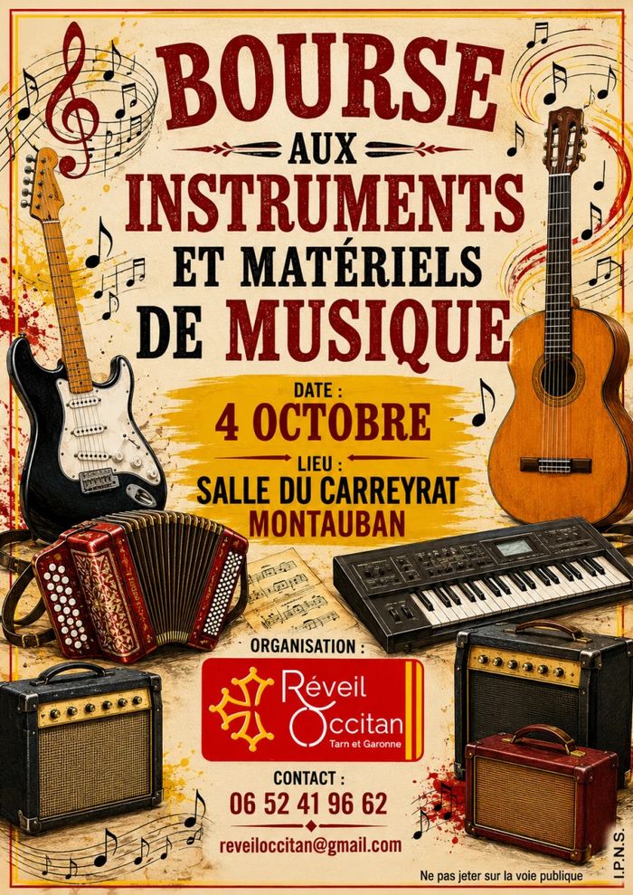 BOURSE aux INSTRUMENTS et Matériel de Musique