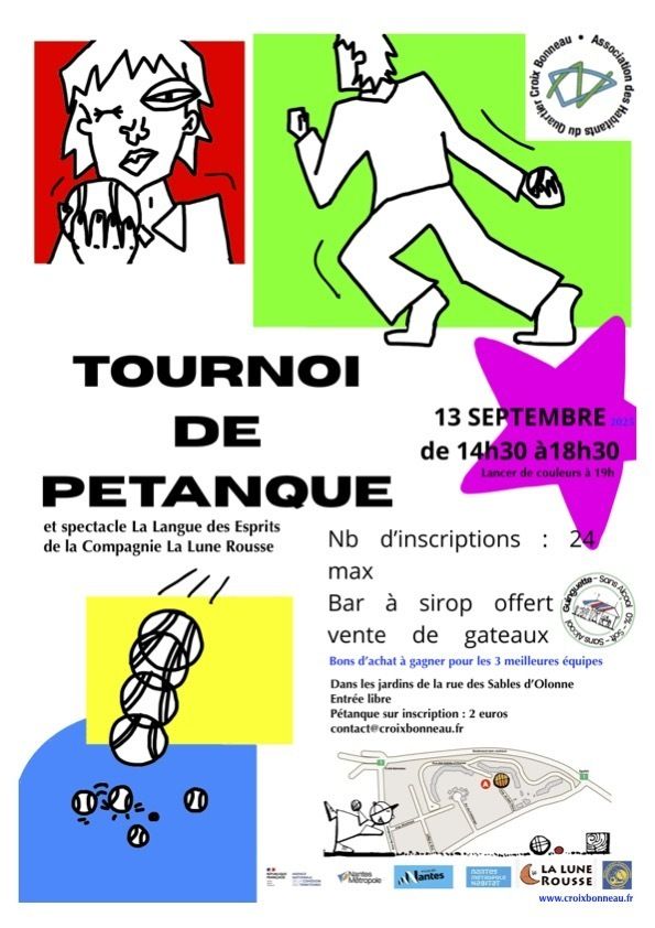 Tournoi de Pétanque à la Croix Bonneau