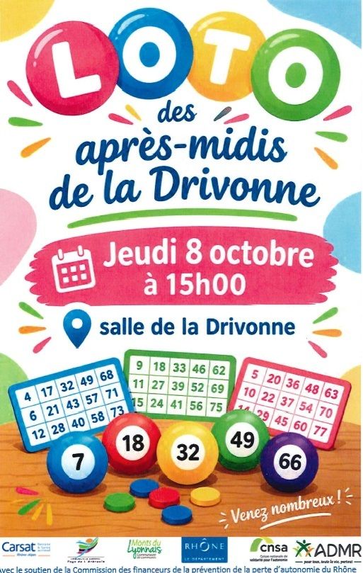 Jeudi 8 octobre - Après midi de la drivonne