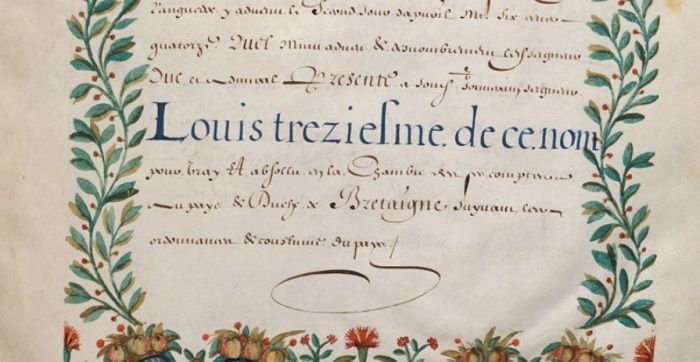 ANNULÉ - Les magistrats de la chambre des comptes de Bretagne (14e-18e siècles)