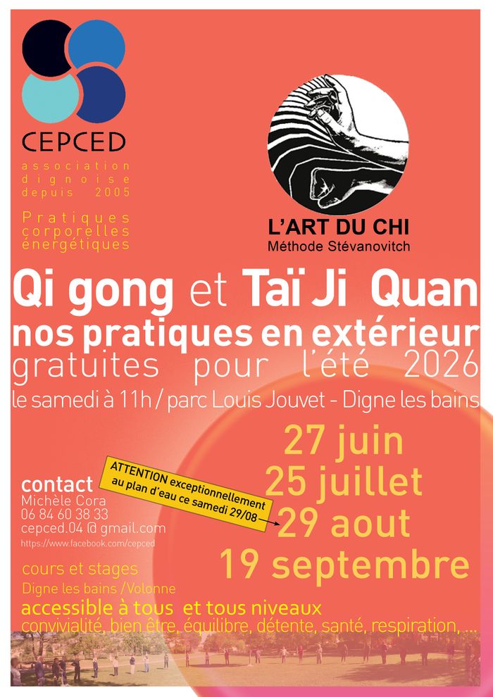 PRATIQUES QI GONG TAI CHI EXTERIEURES OFFERTES