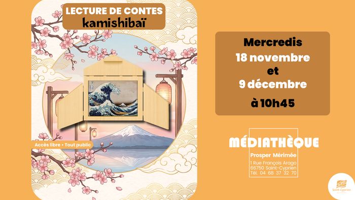 Lecture de contes "Kamishibaïs" par Mélanie