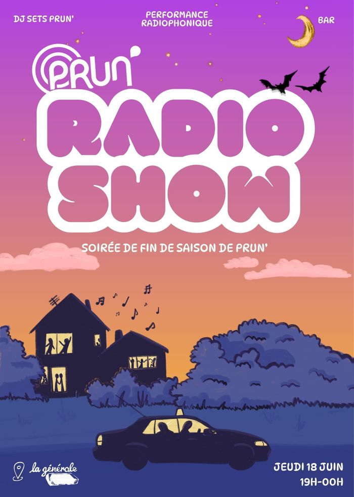 Radio show : soirée de fin de saison Prun
