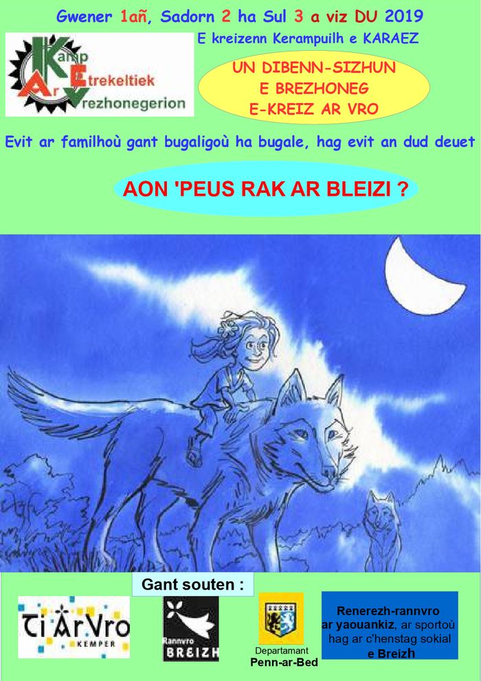 Week-end en breton à Carhaix "Tu as peur des loups ?"