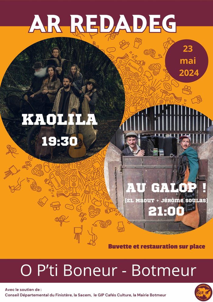 Concerts Kaolila + Au Galop