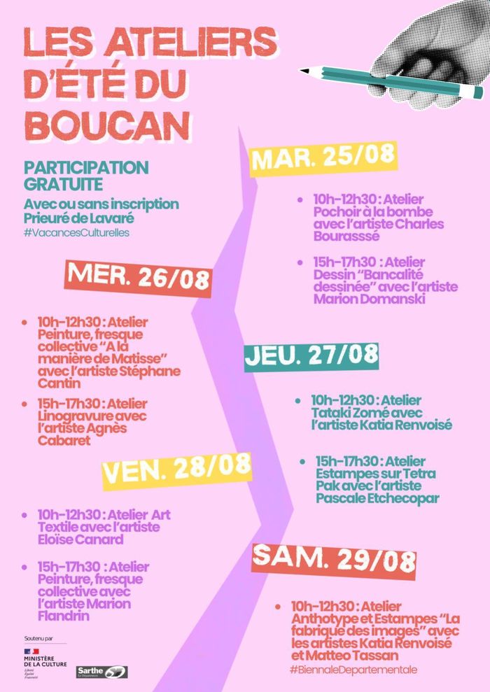 LES ATELIERS DU BOUCAN #VacancesCulturelles