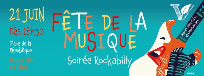 Fête de la musique 2025 - Ambiance Rockabilly à Varennes-Vauzelles