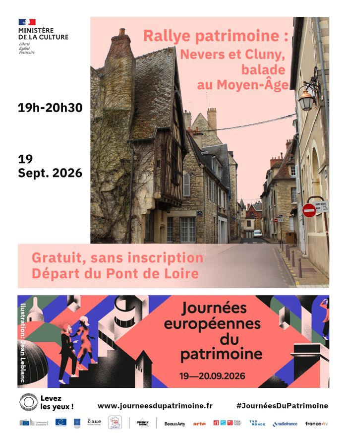 Rallye patrimoine: Nevers et Cluny, balade au Moyen-Âge
