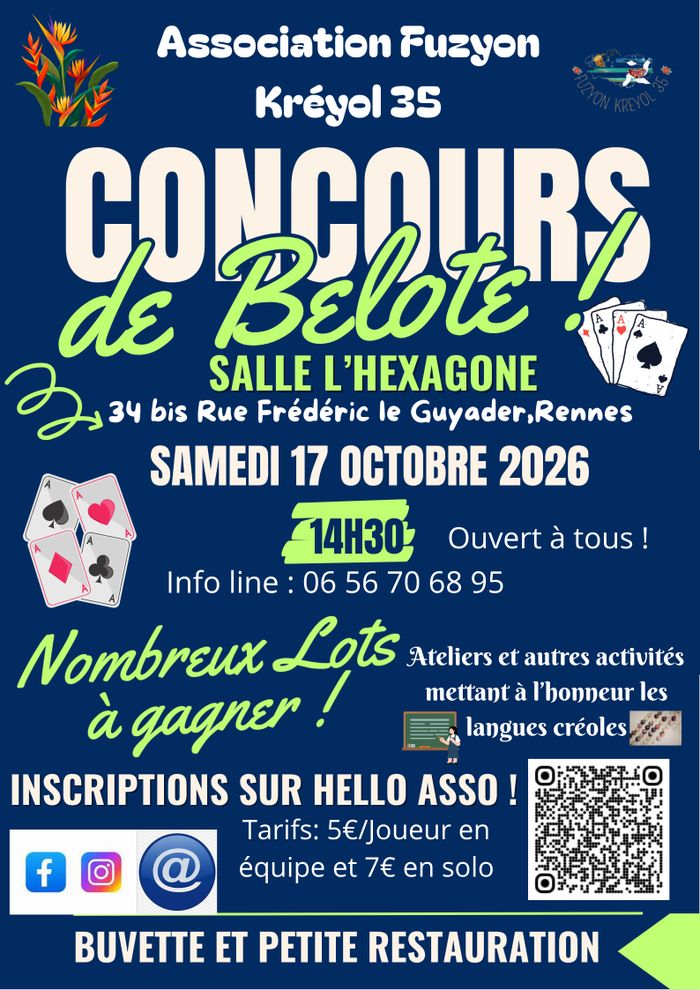 Concours de belote et ambiance Caribéenne