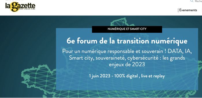 6e forum de la transition numérique