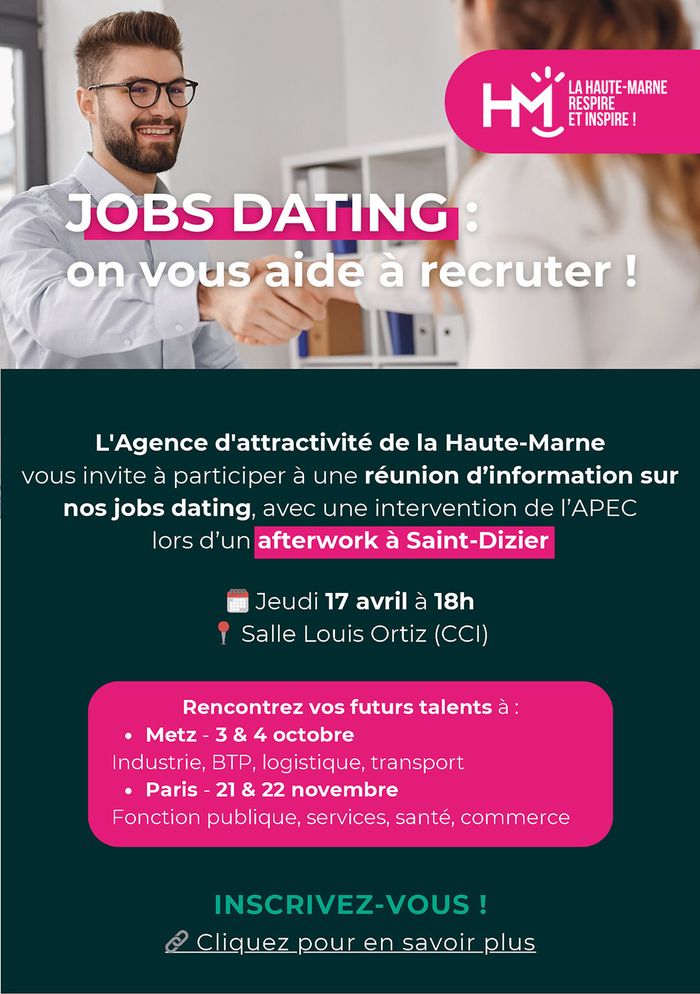 Jobs dating : on vous aide à recruter !