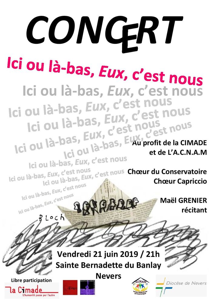 Concert Ici ou là-bas, Eux c'est nous !