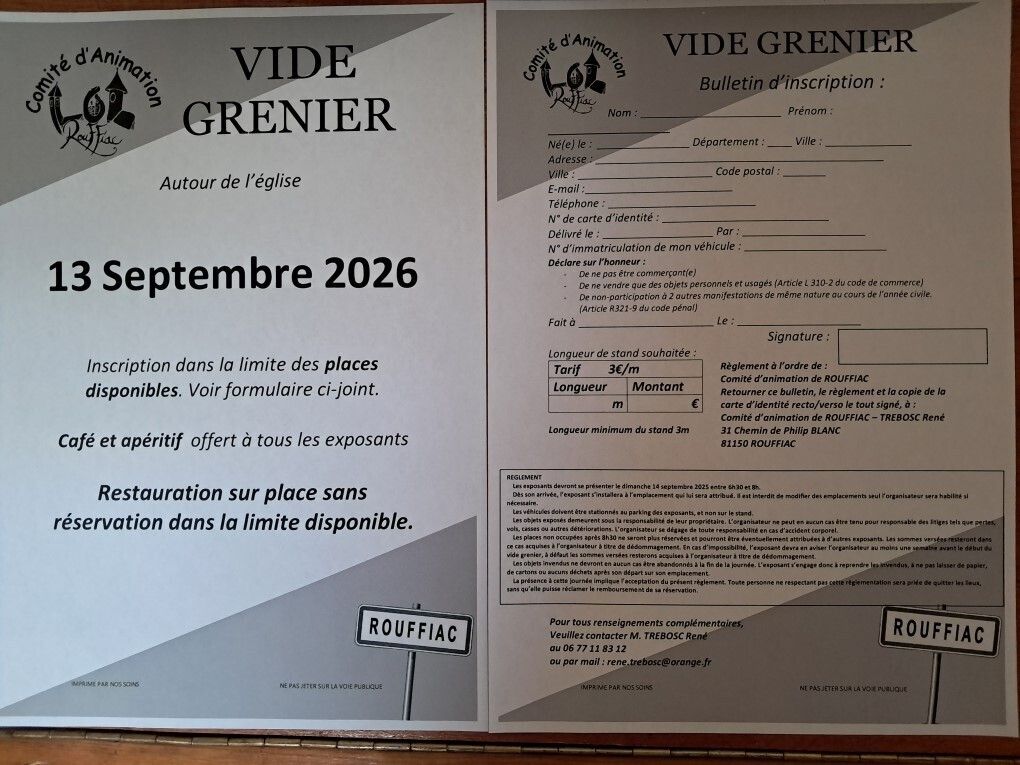 Vide grenier