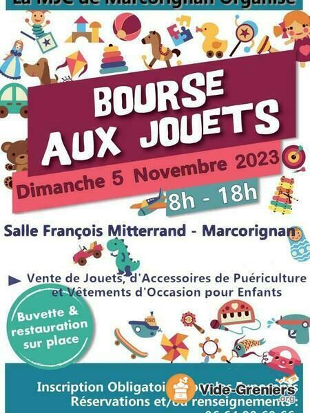 Bourse Jouets, Puériculture et Vêtements Occasion