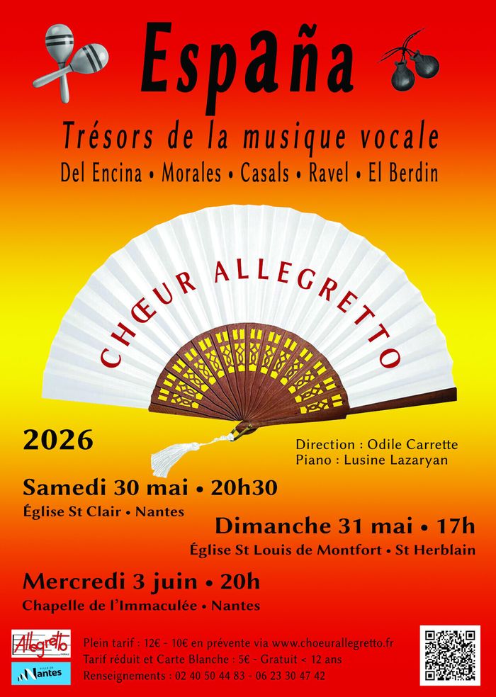 Espagne : le chœur Allegretto dévoile ses trésors de la musique vocale
