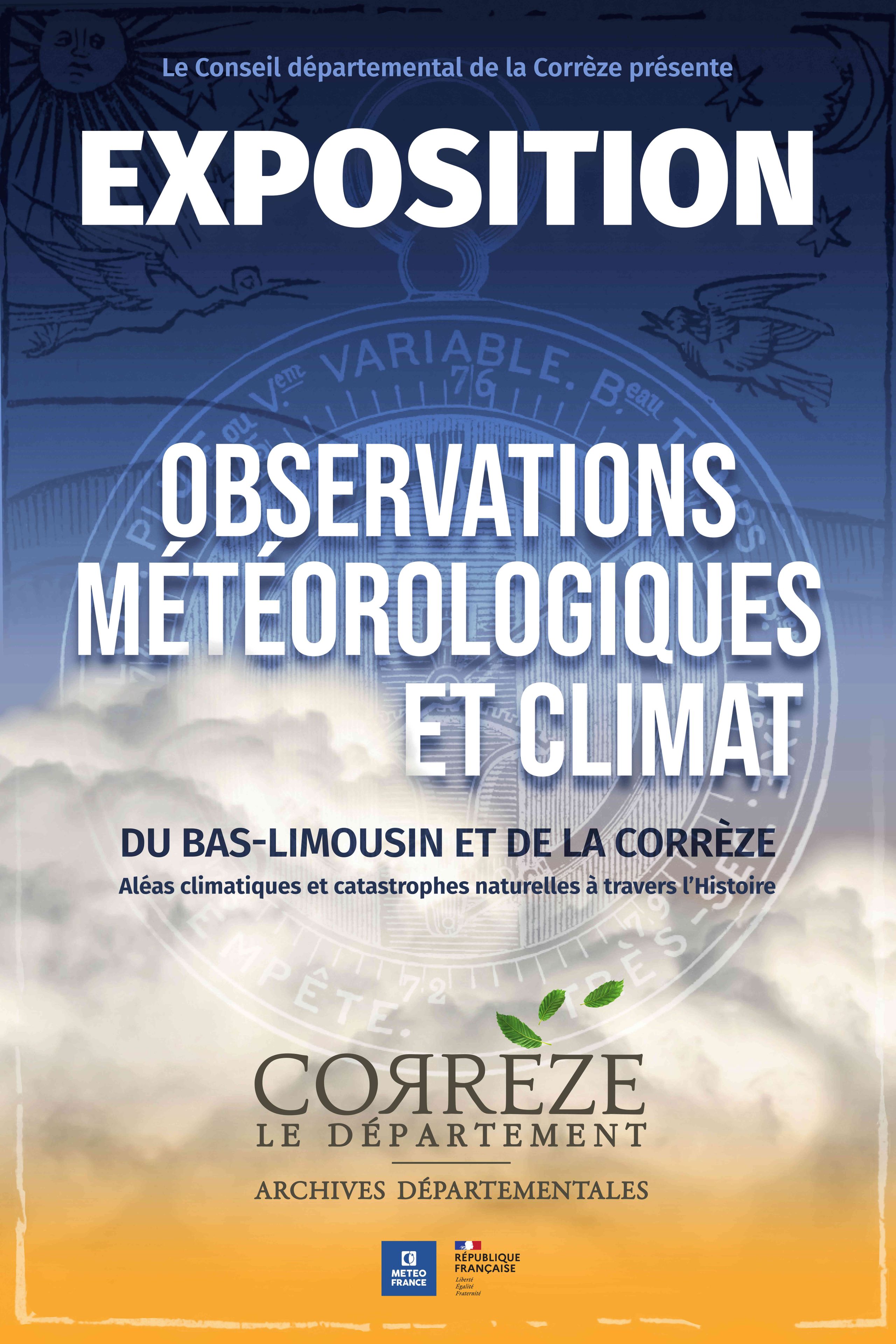 Exposition : "Observations météorologiques et climat du Bas-Limousin et de la Corrèze"