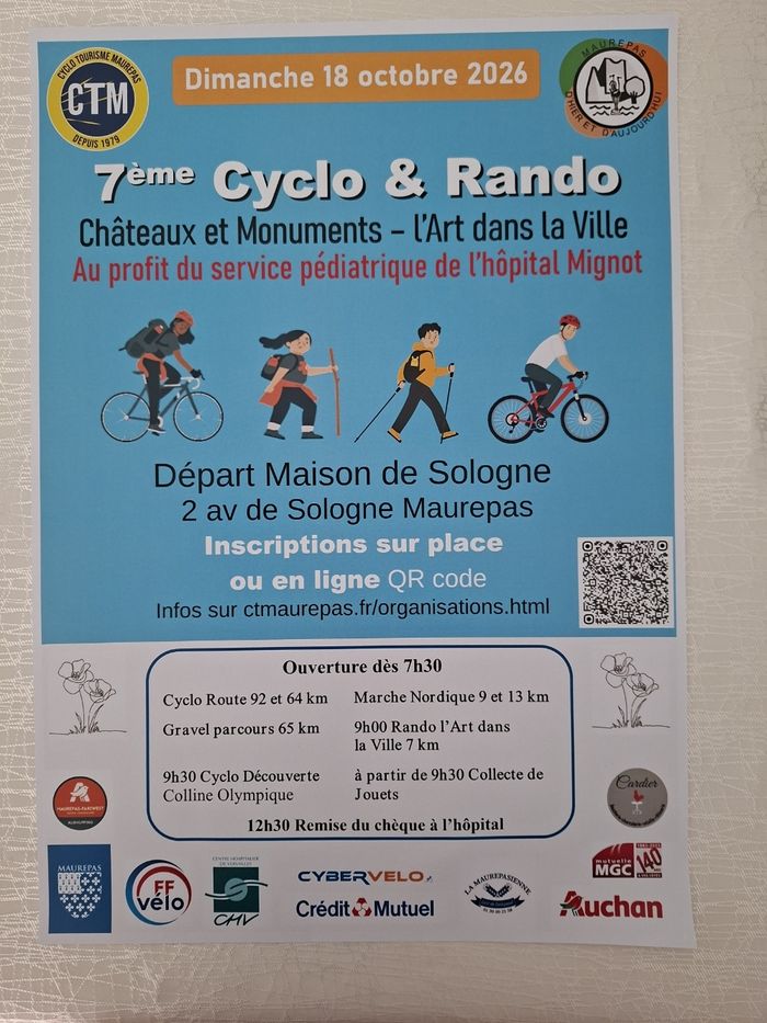Un évènement caritatif alliant sport et culture est organisé le Dimanche 18 octobre 2026 de 7h30 à 13h30. Les inscriptions sont ouvertes sur la plateforme HelloAsso.