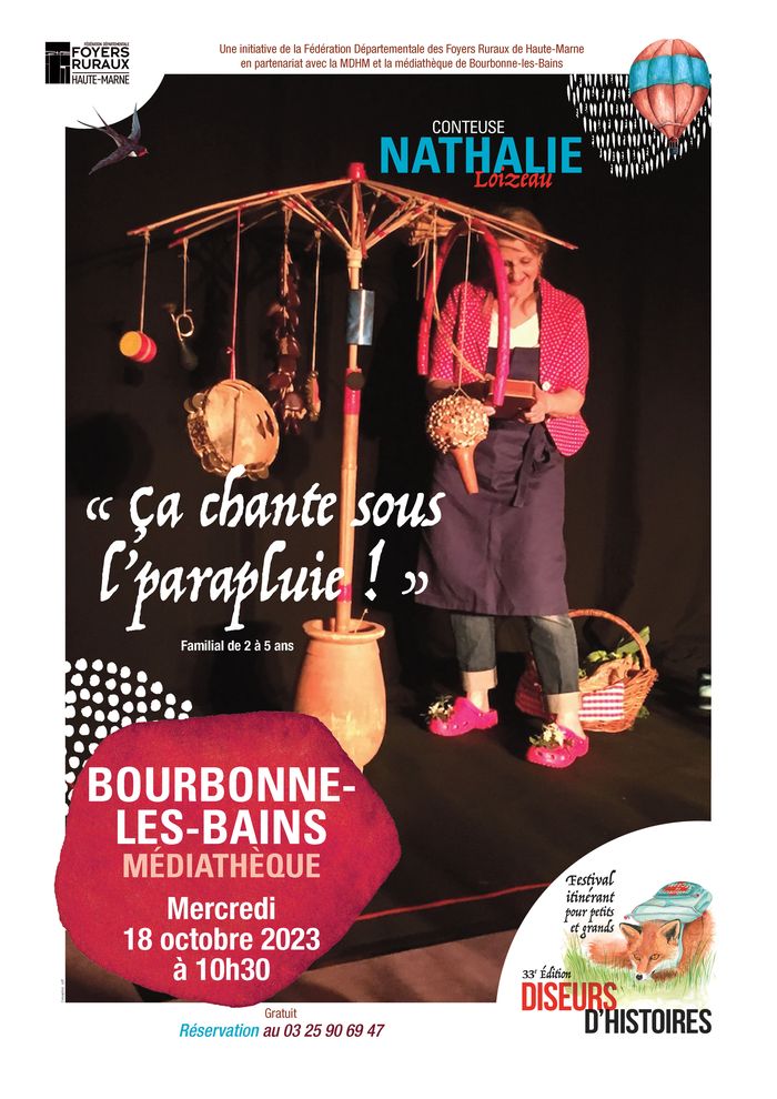 Spectacle "Ca chante sous l'Parapluie ! " par N. LOIZEAU