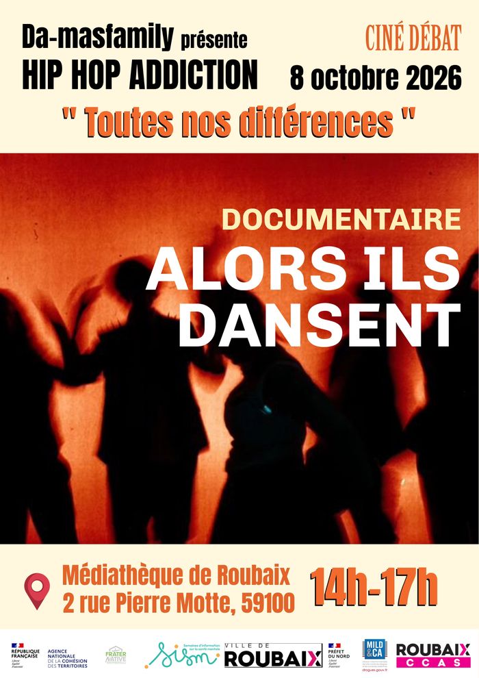 Affiche — Hip Hop addiction x Ciné débat x CCAS