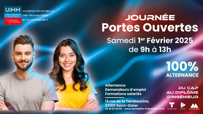 Journée Portes Ouvertes à l'UIMM – 100% Alternance