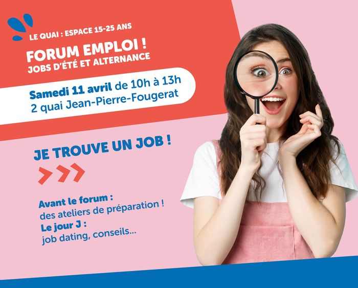 Forum Emploi : jobs d’été et alternance ! - à Couëron