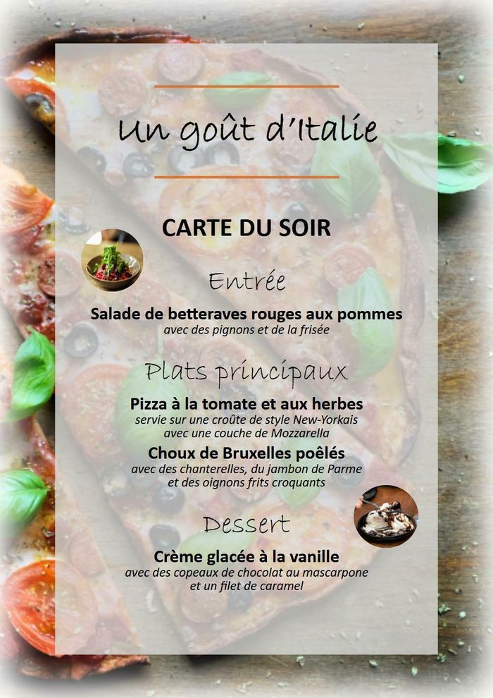 Bureautique
Réaliser une affiche, un flyer, un dépliant, une carte de menu...