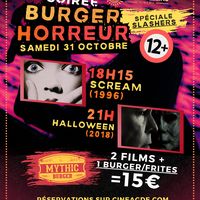 Soirée Burger Horreur - Scream + Halloween