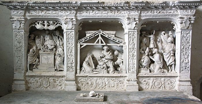 Présentation du retable restauré de l'église de Gâtelles et Thym'Rallye