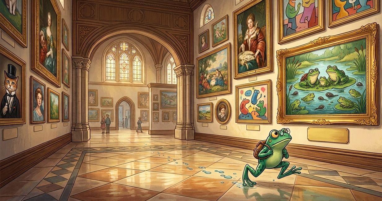 La grenouille et le tableau perdu [Atelier Conte / Jeune Public]