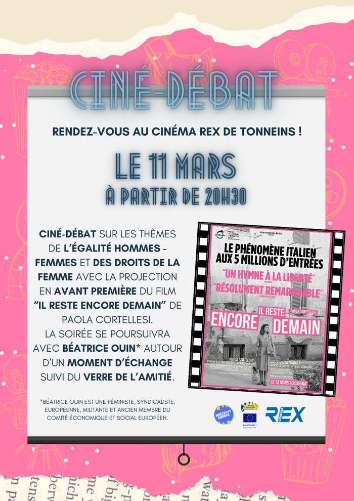 Ciné-débat sur le thème de l'égalité hommes-femmes