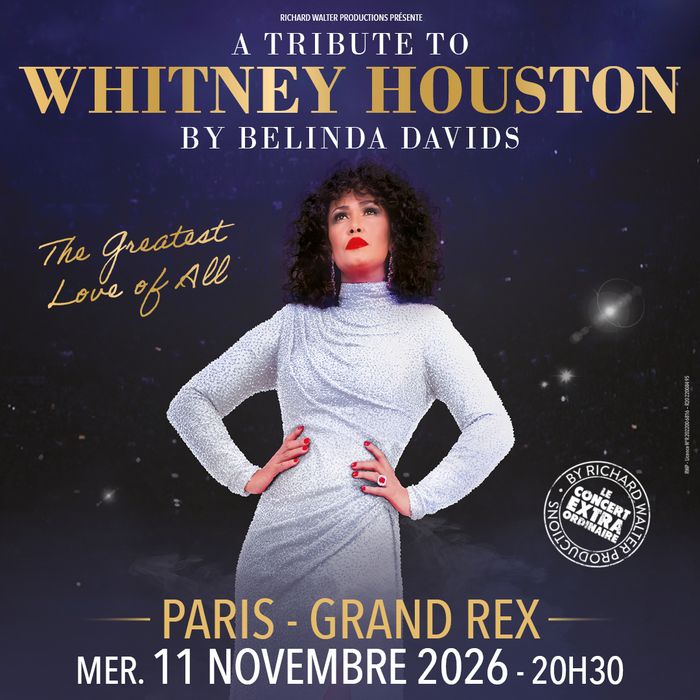 Belinda Davids, chanteuse à la tessiture exceptionnelle, rend hommage à Whitney Houston dans un spectacle salué dans le monde entier et désormais en tournée dans toute la France.