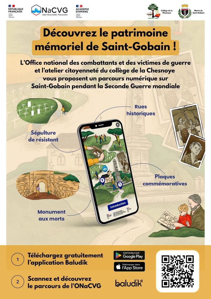 Parcours Baludik : Histoire et mémoire de la Seconde Guerre mondiale à Saint-Gobain