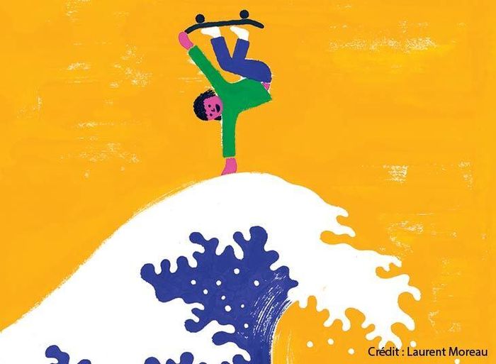 Affiche — L’univers graphique et coloré de Laurent Moreau