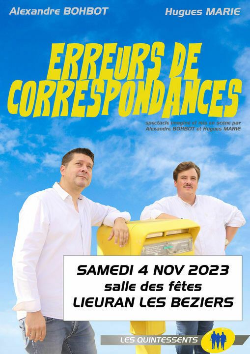 Comédie: « Erreurs de correspondances »
