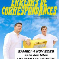 Comédie: « Erreurs de correspondances »
