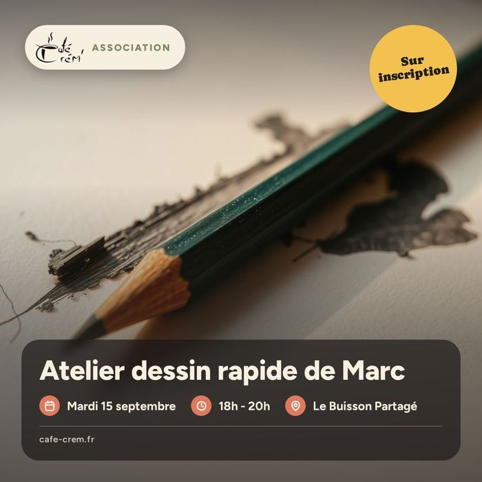 Atelier dessin rapide de Marc